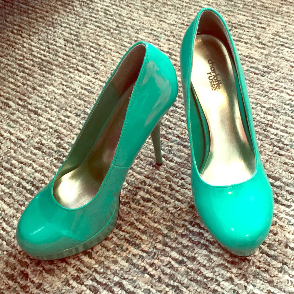 Teal Pumps
